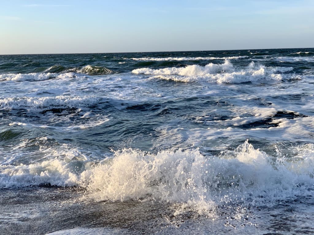 November Ostsee Wellen